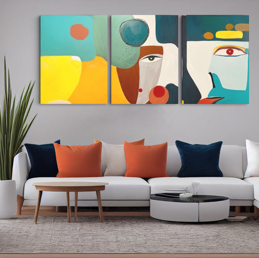 Ethereal Elegance: Abstract Lady - Captivating Wall Art Celebrating the Intriguing Beauty and Grace of Abstract Forms - S06E10