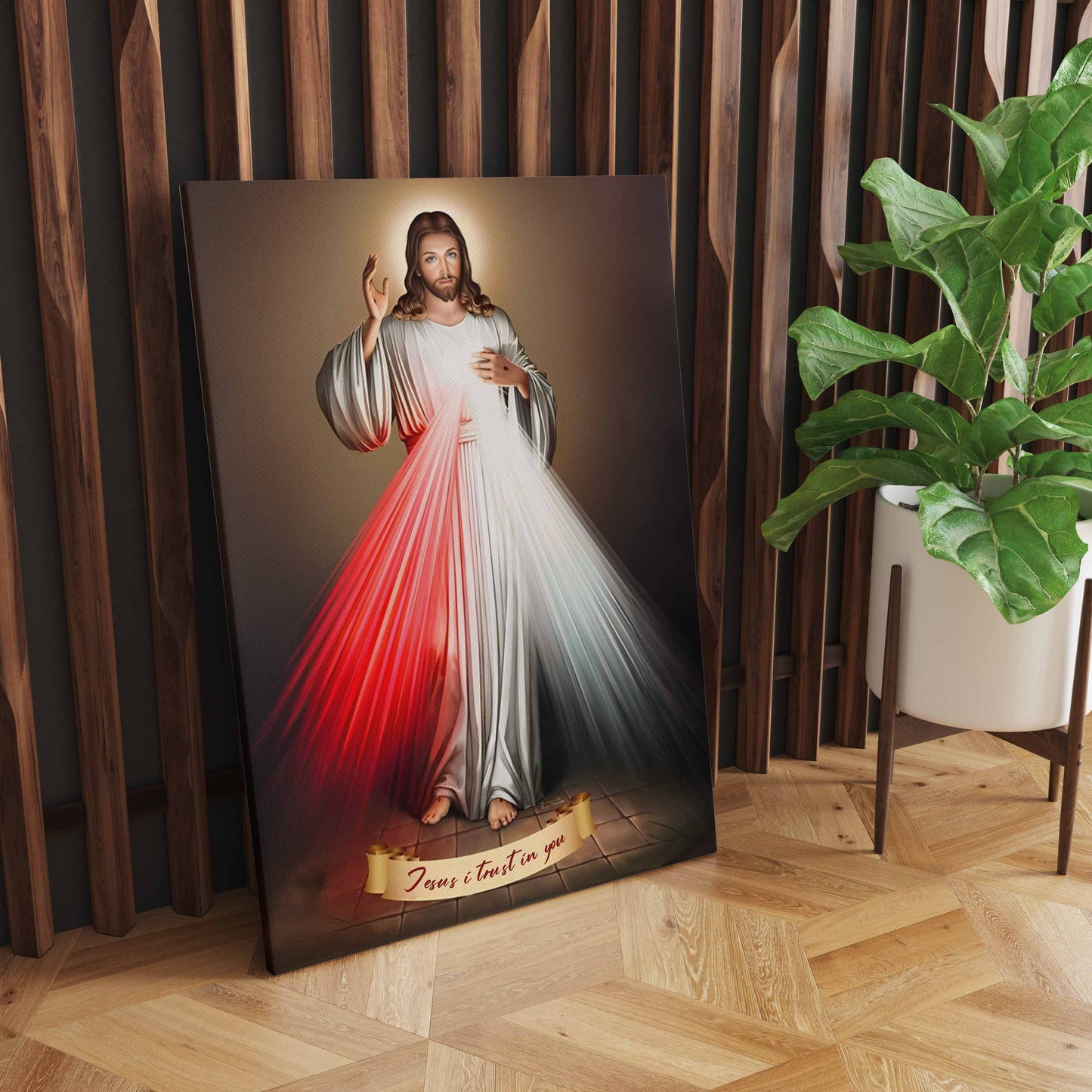 Resurrection Radiance: A Dynamic Wall Art Depicting Jesus' Triumph with White and Red Rays - Embrace the Divine Transformation and Radiant Renewal - S05E53