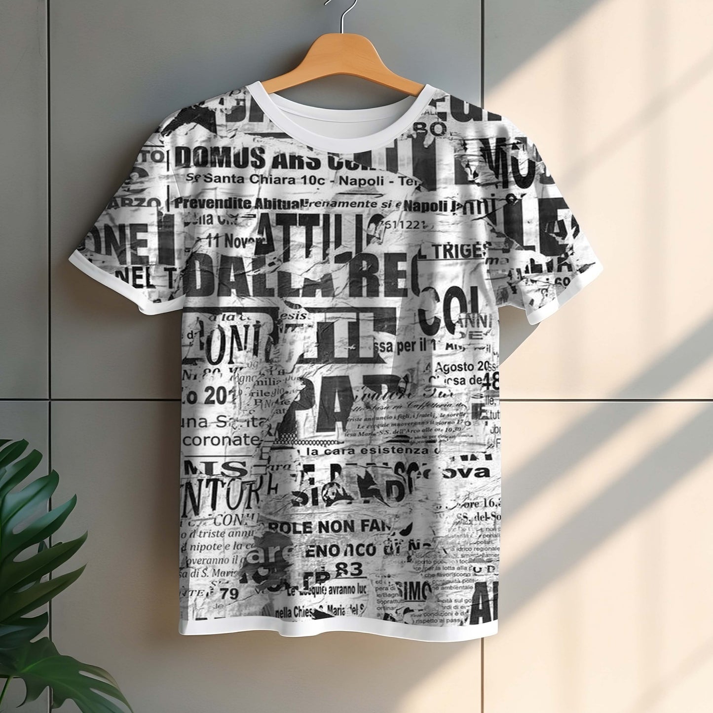 BlackWhite Headline - tshirt - TS14